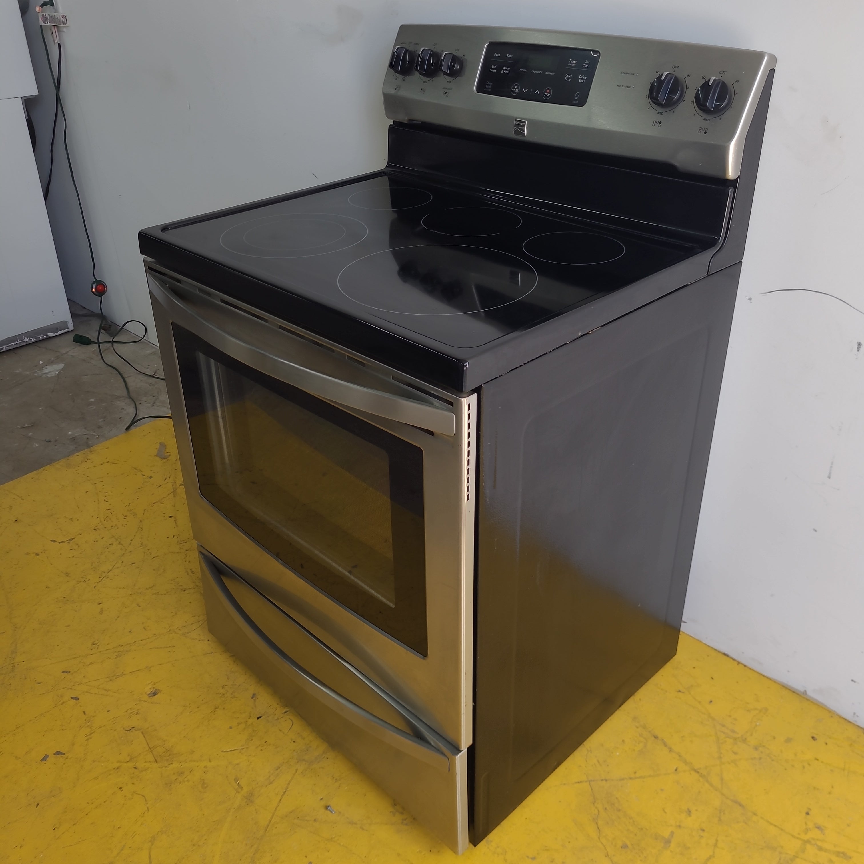 Kenmore Stainless Steel Electric Stove Kenmore Stainless Steel Electric Stove